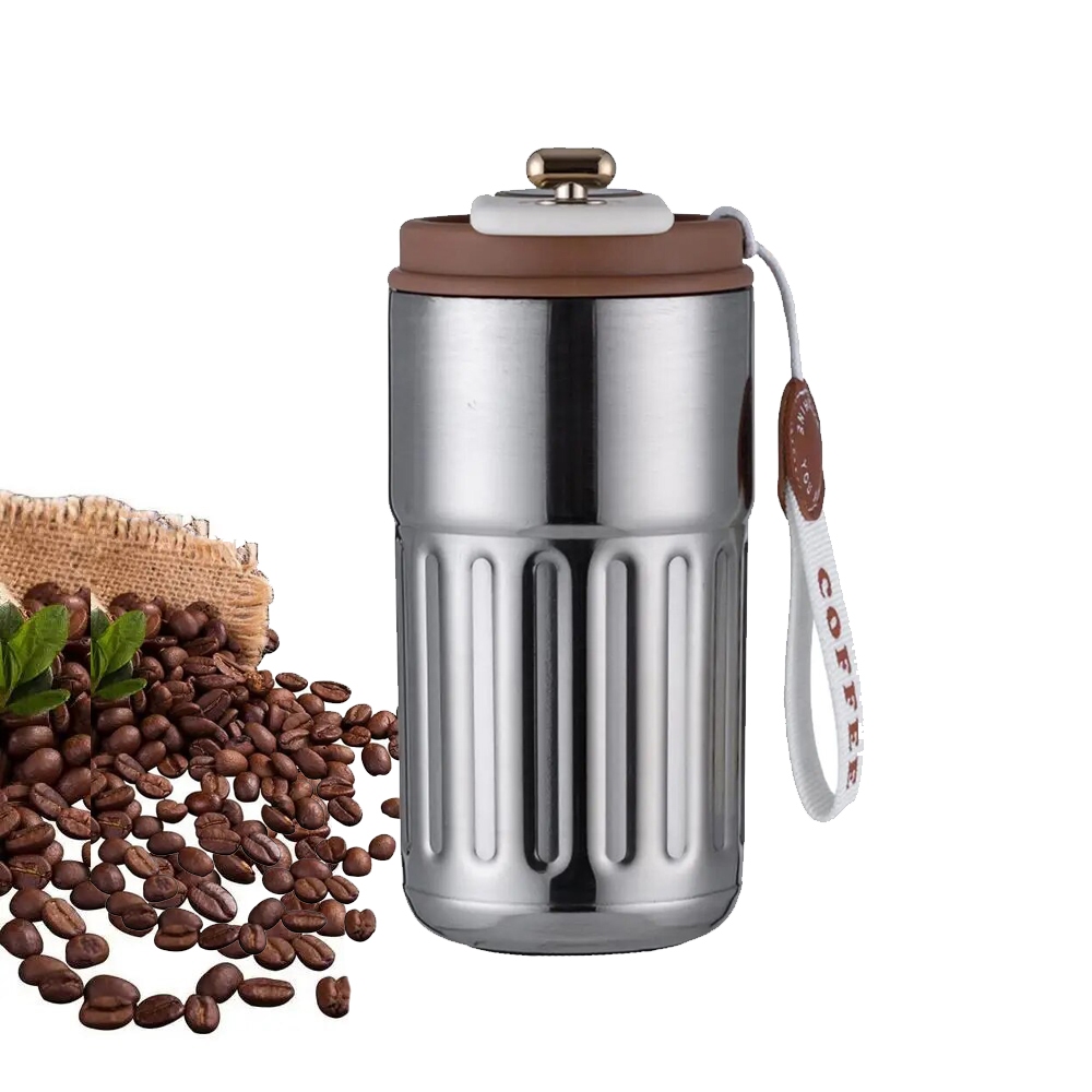 Leakproof Coffee Mug Stainless Steel Insulated Cup Outdoor Tumble