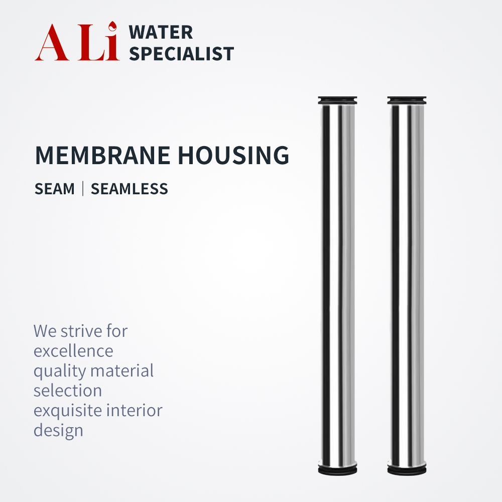 Stainless Steel Membrane Vessel Housing PVC End Cap 4040 Seam/Seamless