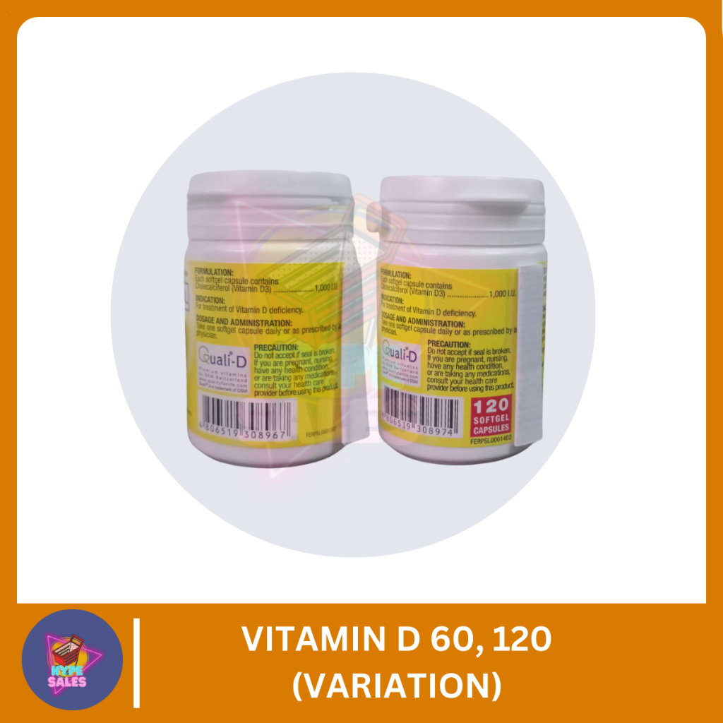 Cholecalciferol softgel capsule vitamin D Shopee Philippines