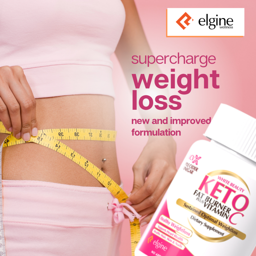 Elgine Keto Slim Fat Burner 60 Capsules for Weight Loss Fat