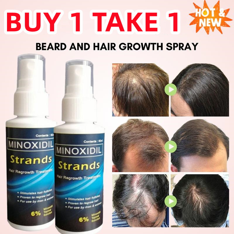 【buy 1 Take 1】minoxidil Strands 6% Minoxidil Topical Solution 60ml Hair 