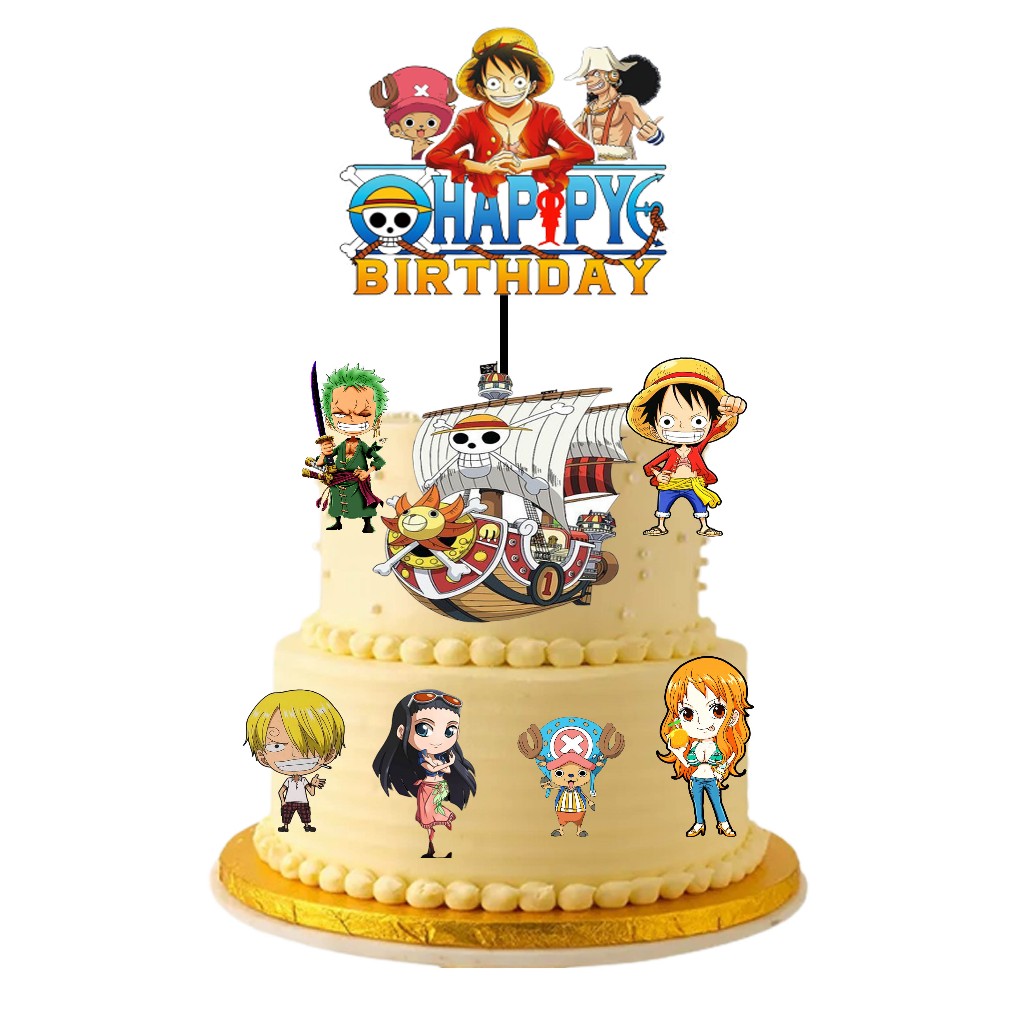 ONE PIECE LUFFY Cake topper/#PARTYFAVORPH | Shopee Philippines