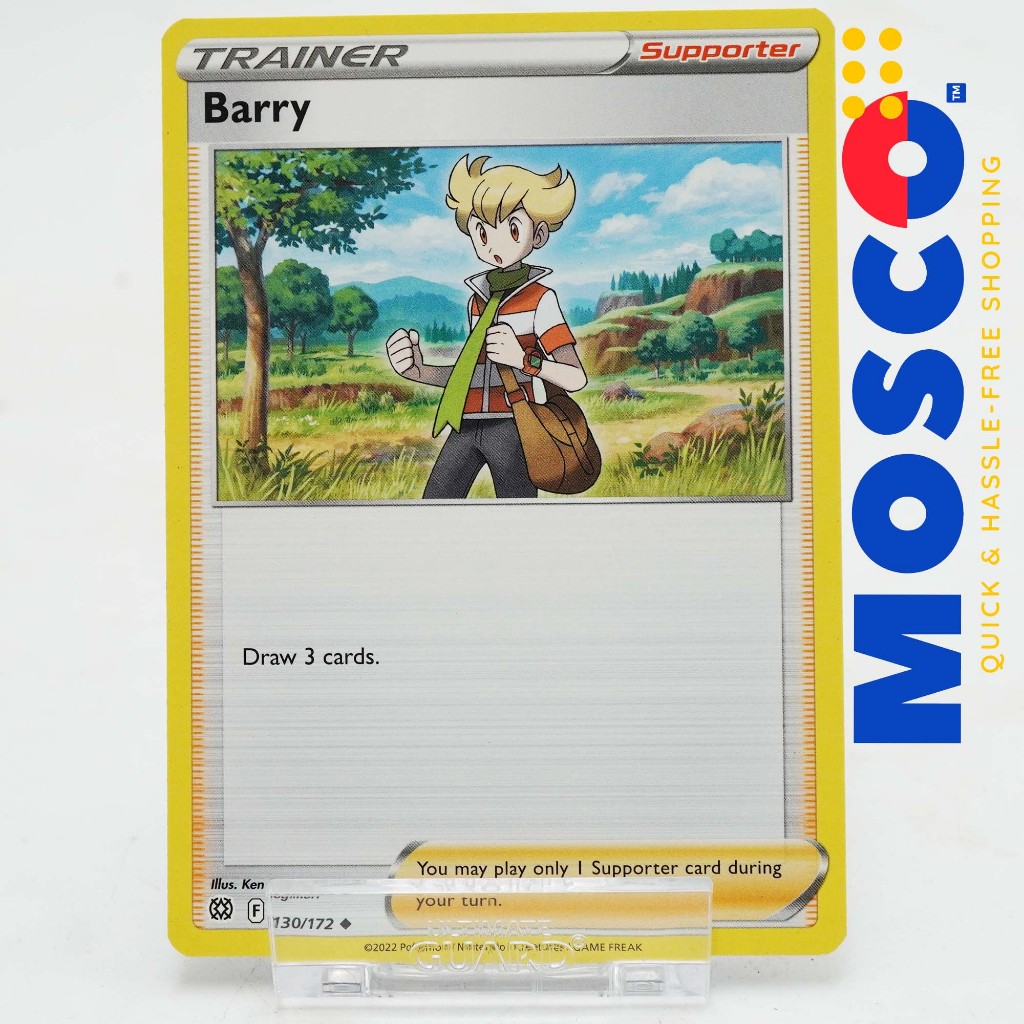 Barry - 130/172 - Uncommon | Supporter Cards Pokemon TCG | Shopee  Philippines