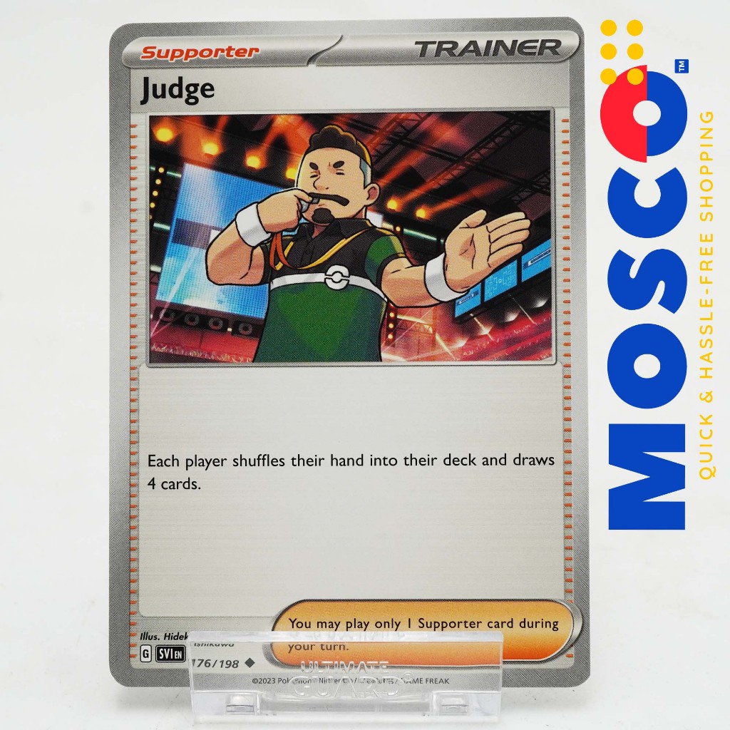 Judge - 176/198 - Uncommon | Supporter Cards Pokemon TCG | Shopee ...