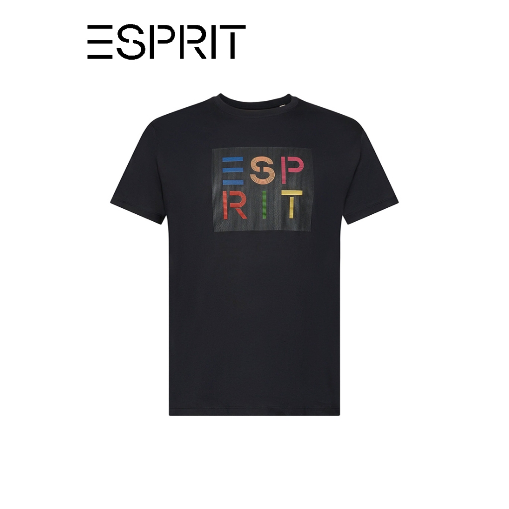 Esprit T shirt with an appliqued logo organic cotton Shopee Philippines