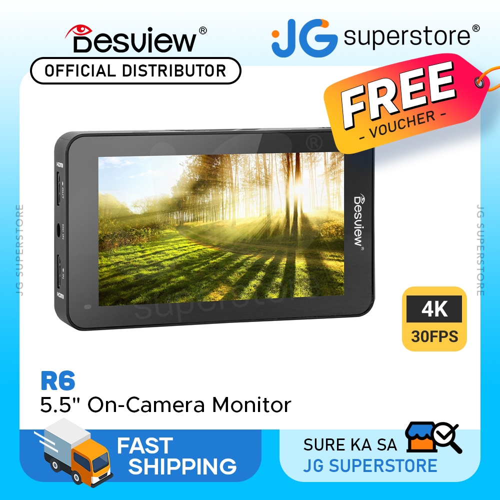 Desview R6 II 5.5 inch 4K/60fps UHD LCD Touch Display On Camera for