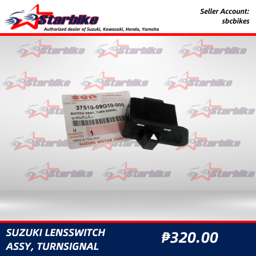 Suzuki Switch Assy, Turn Signal For FD125XSD/XRM ( 37510-09G10 ...