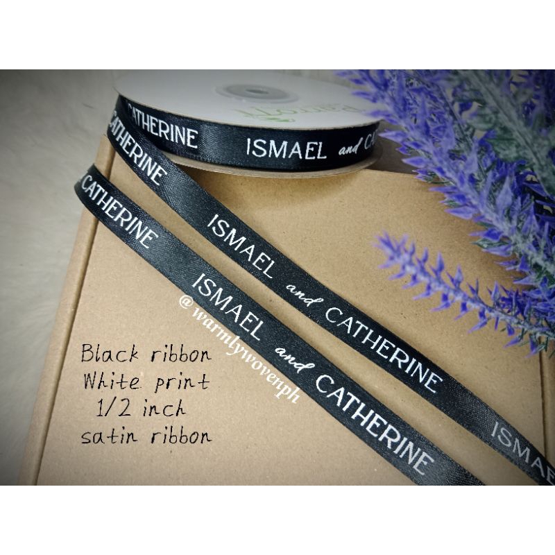 1 2 size personalized ribbon for any occasion 50YARDS Shopee Philippines