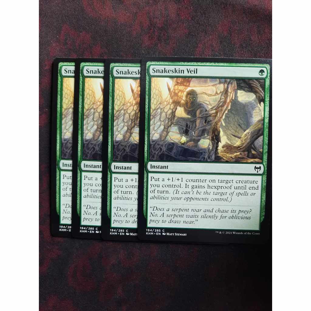 Snakeskin Veil ( MTG / Common / Instant / KHM ) Shopee Philippines
