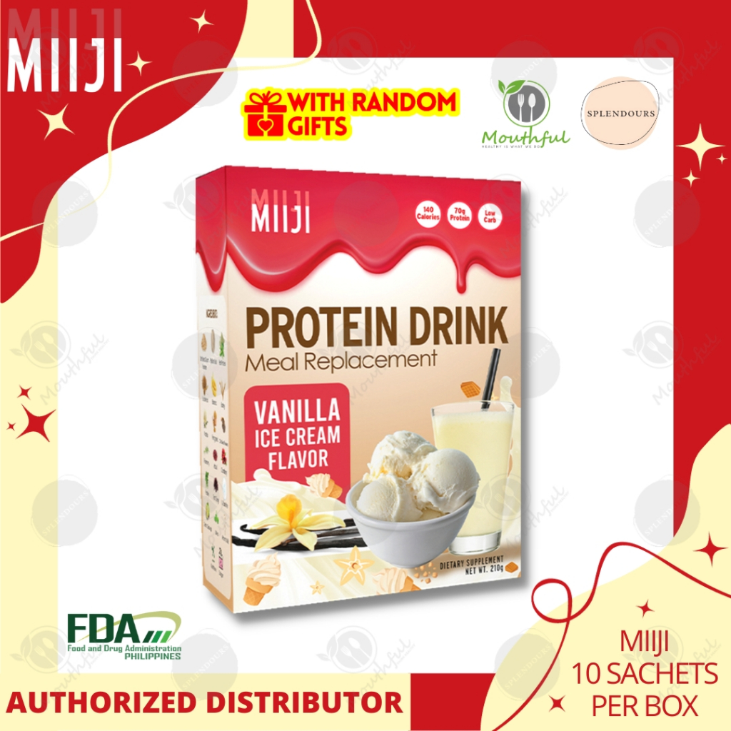 Mouthful MIIJI Protein Drink Meal Replacement (with freebie) Shopee