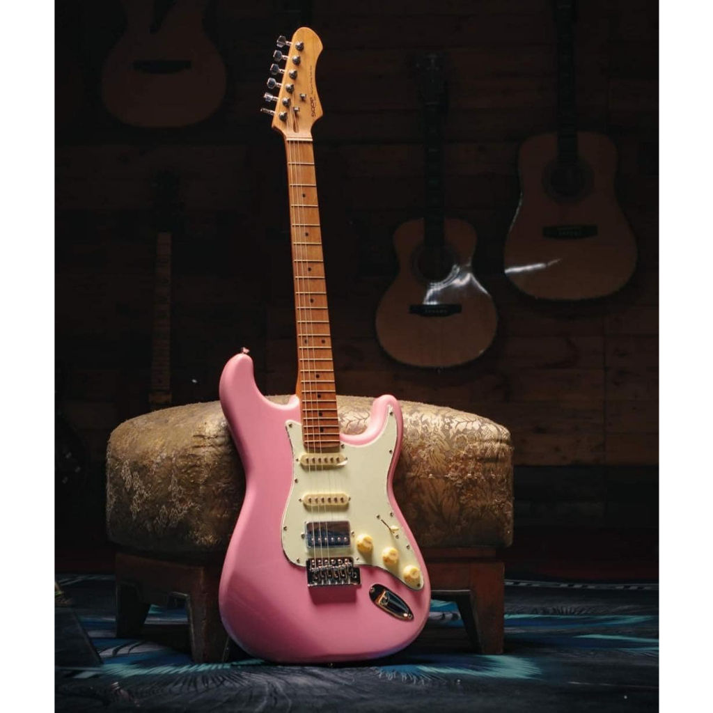 SQOE RADIAN STRATOCASTER ELECTRIC GUITAR SEST600 | Shopee Philippines