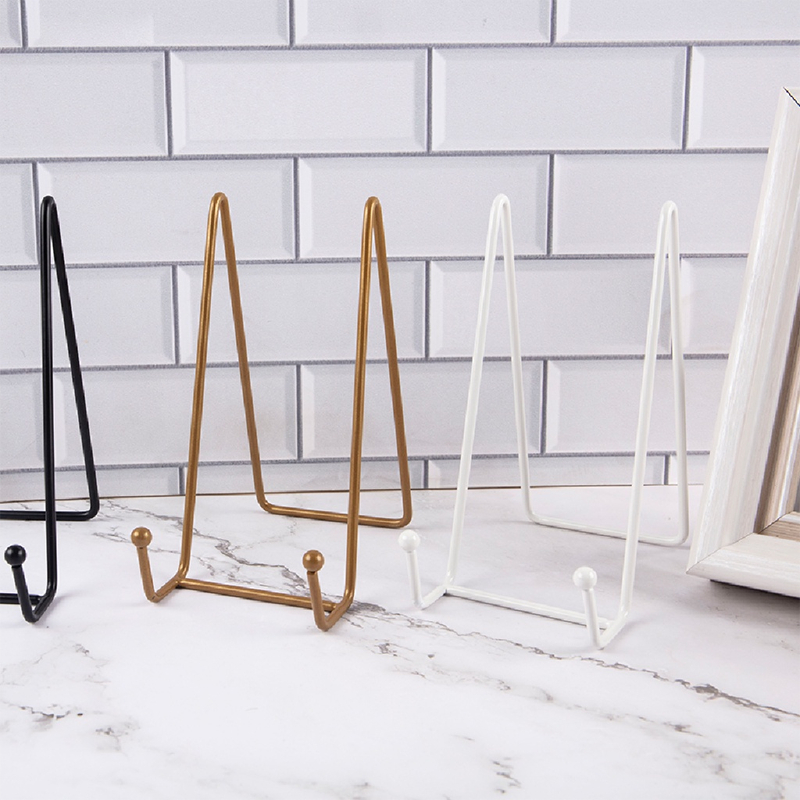 Lron Art Magazine Display Stand Picture Easel Metal Plate Stands For ...