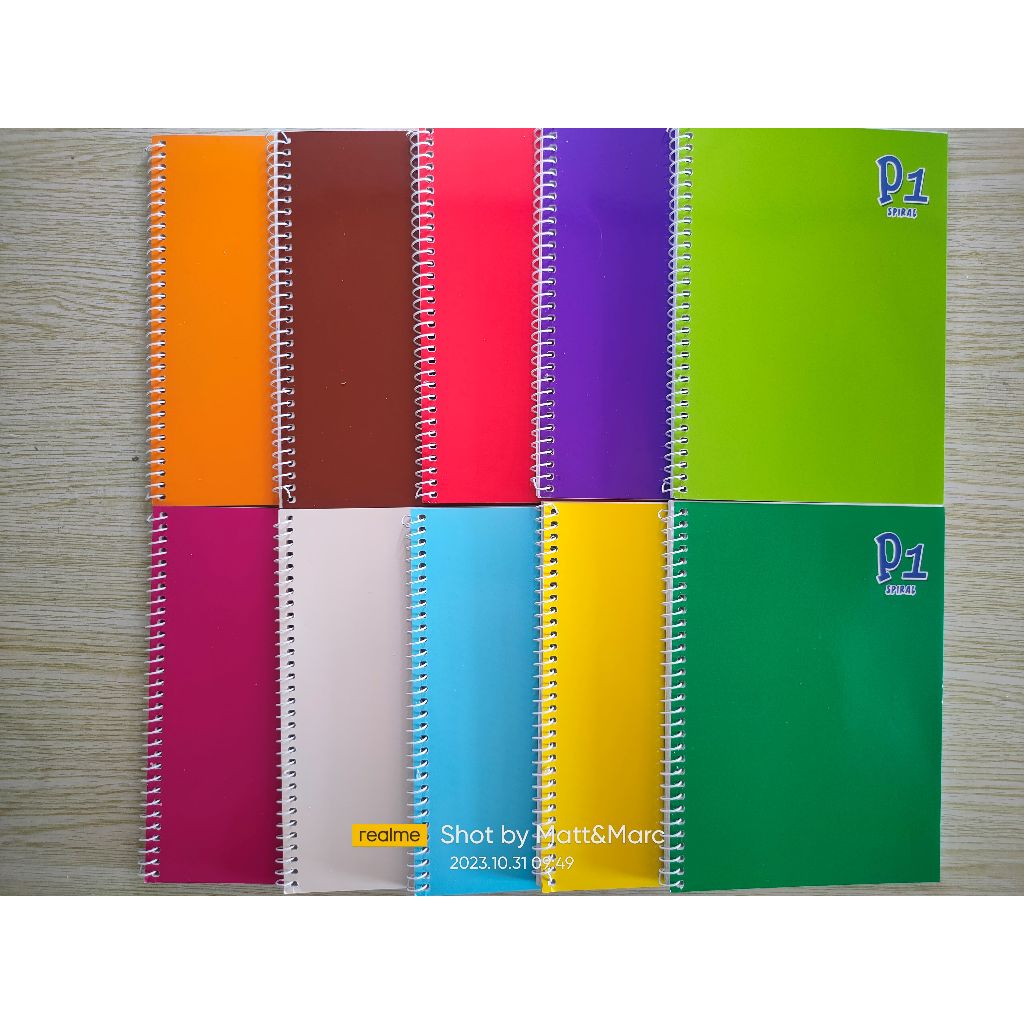 SPIRAL Notebooks ANY BRAND assorted colors bundle of 10pcs (SOLD PER ...