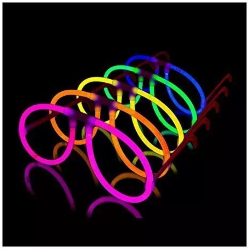 Glowing In The Dark Eye Glasses Neon Lumistick Aviator Party Pack Glow