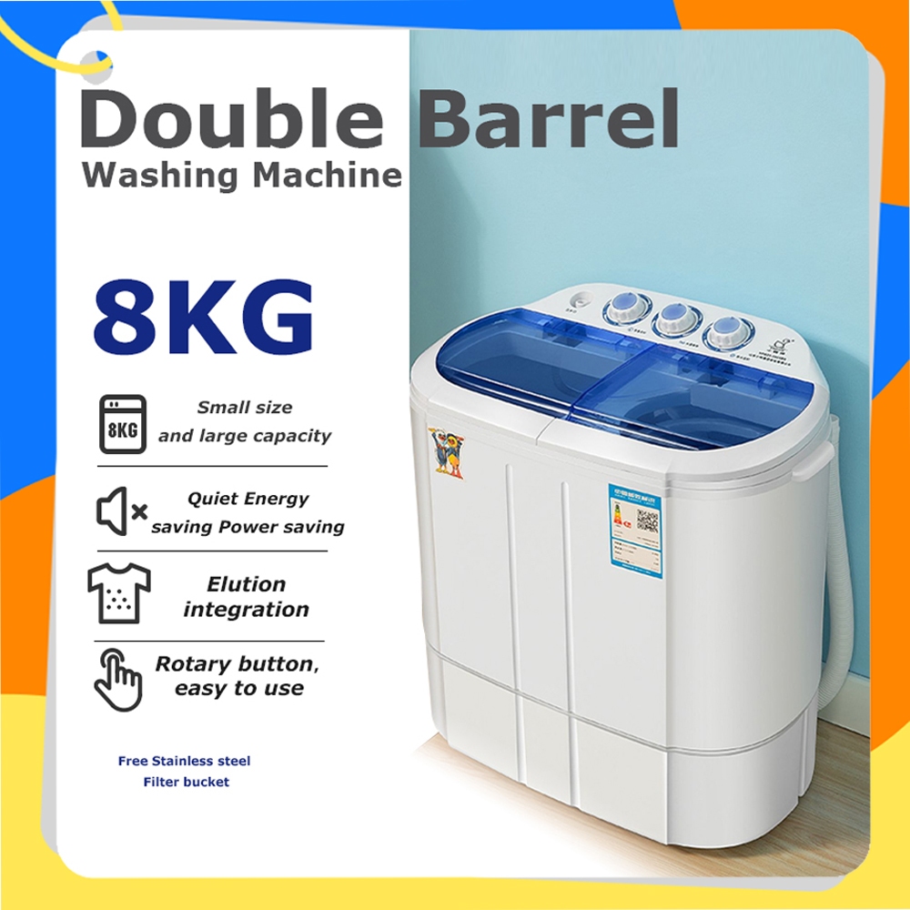 Washing Machine Mini Washing and Draining Integrated Home Dormitory  Non-Automatic Single Tube Barrel Underwear Washing Machine - AliExpress
