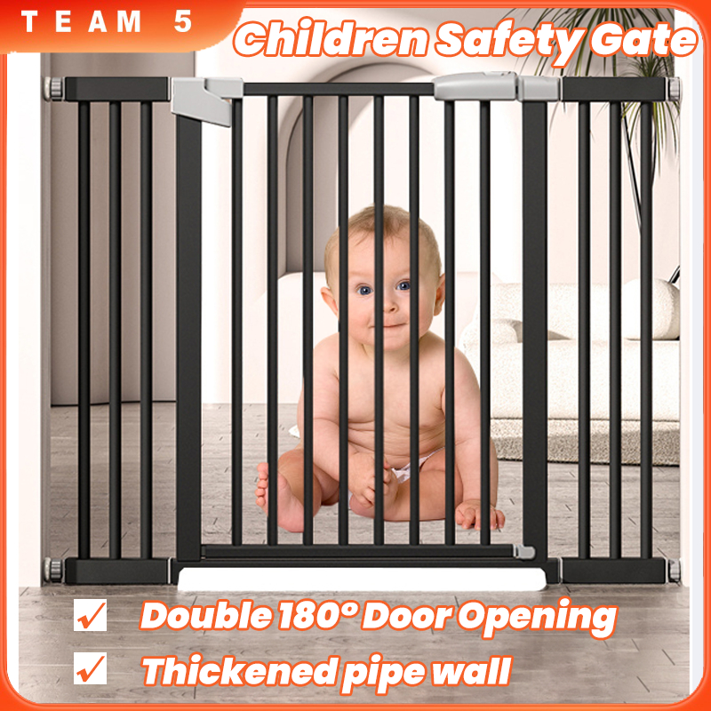 Auto Lock Baby Safety Gate Door Fence Children's Protective Grating