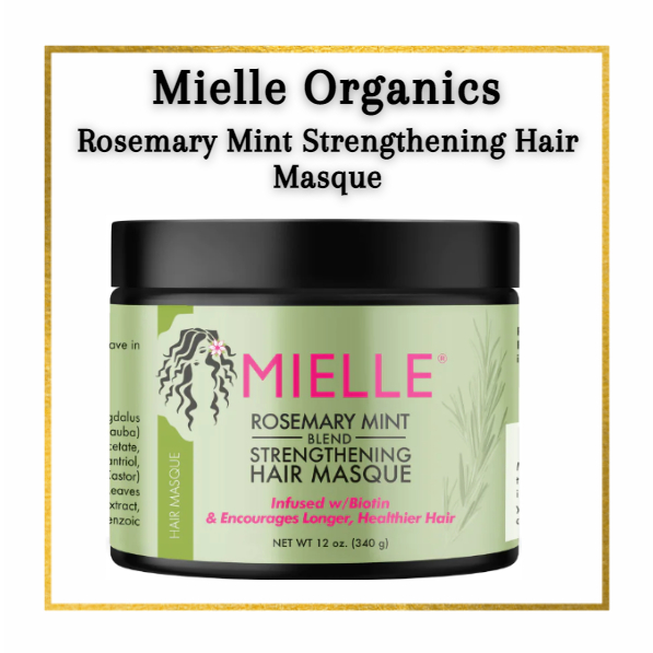 Mielle Rosemary Mint Strengthening Hair Masque Mask for Curls Shopee