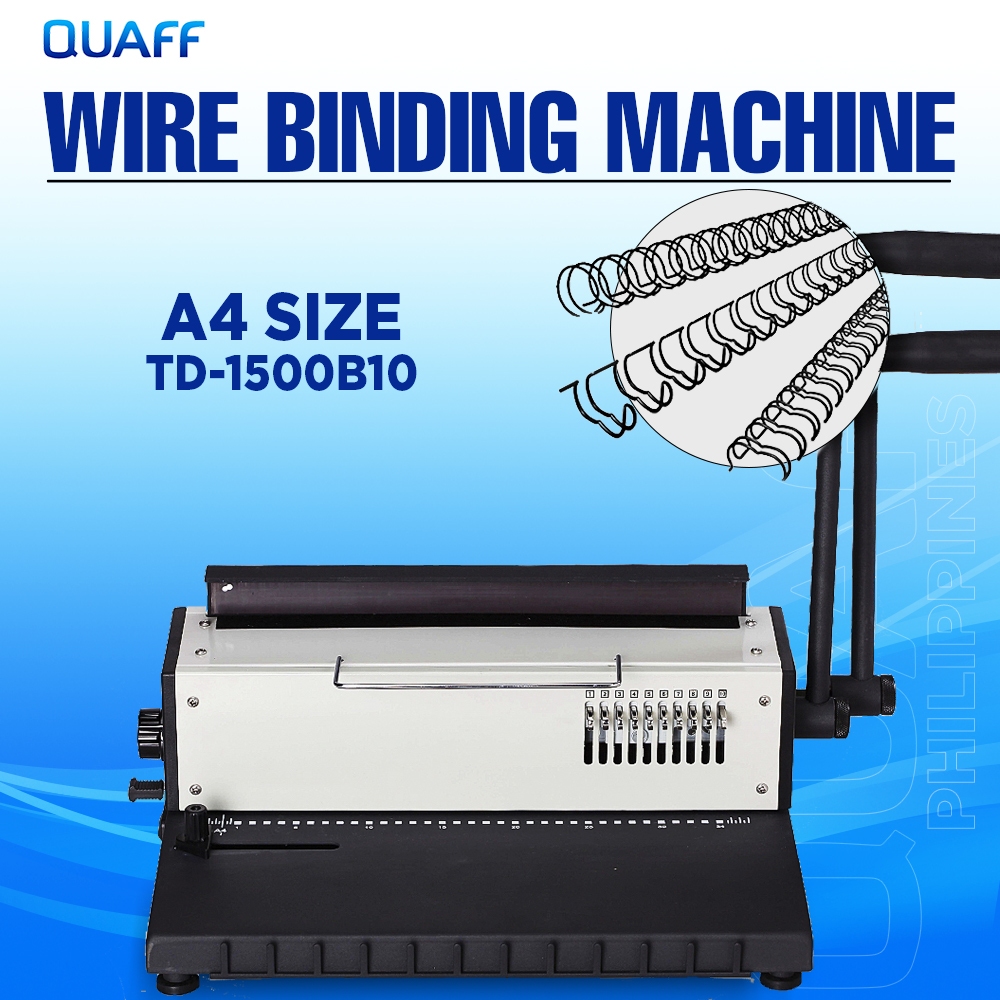 QUAFF Wire Binding Machine A4 TD1500B10 Shopee Philippines