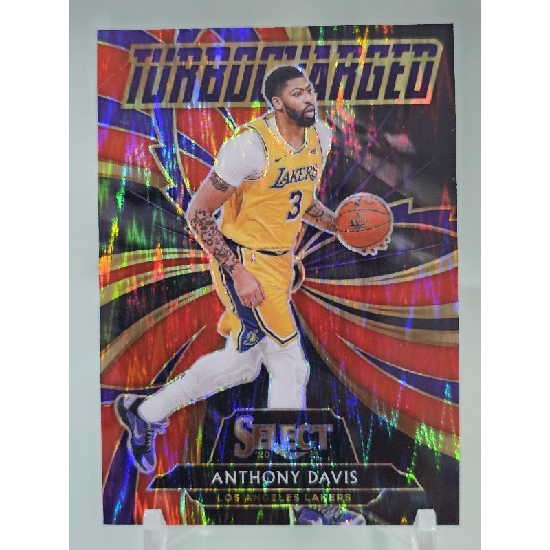 NBA CARD ANTHONY DAVIS SELECT TURBOCHARGED INSERT FLASH PARALLEL