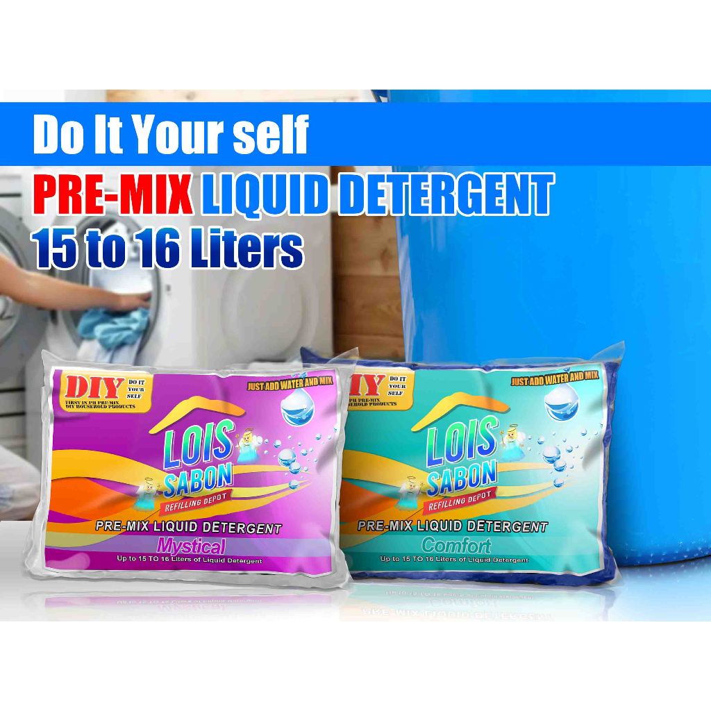 PREMIX DIY Liquid Detergent (Up to 1516 Liters) First in PH Premix