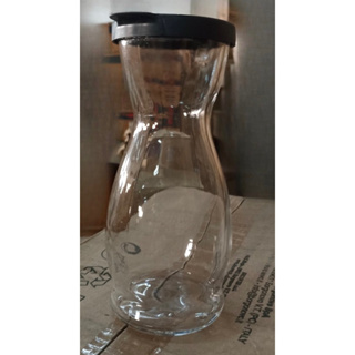 2 Pack - Large White (clear) Plastic Carafe Pitcher -Acrylic -BPA Free -57  oz.(1.7 LT.) - Durable - For Juice - Water - Wine - Iced Tea or Milk- Not