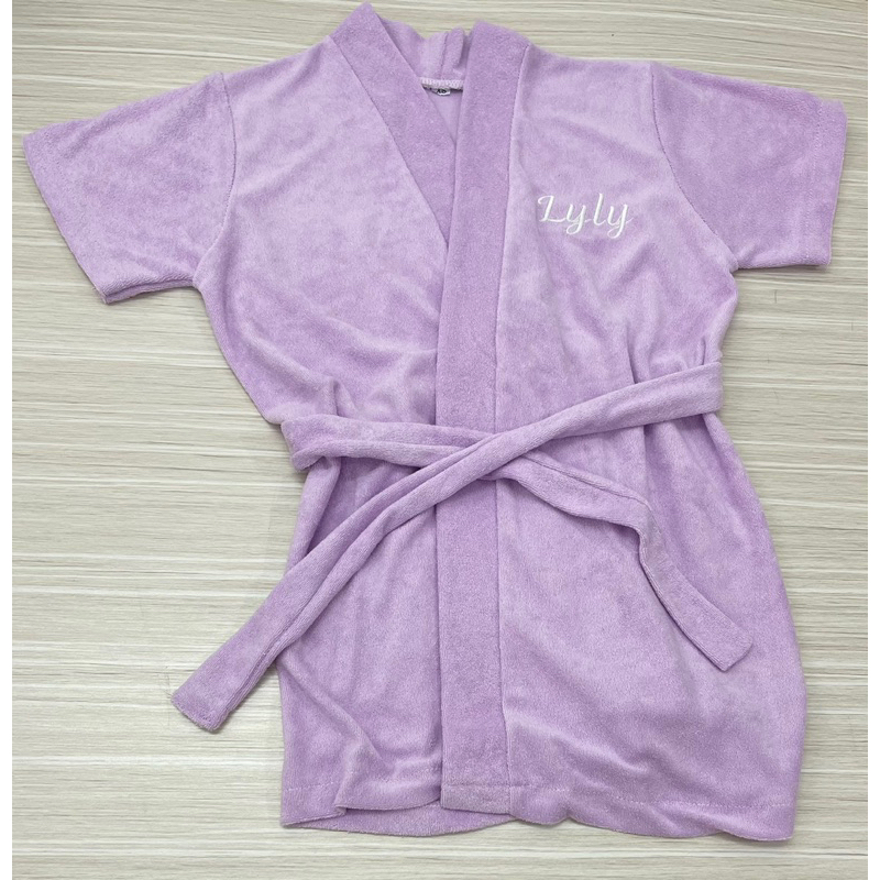 Personalized Bathrobe for Kids (3yo 10yo) Shopee Philippines