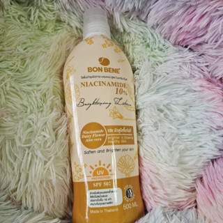 Original Bon Bene Niacinamide Brightening Lotion 500ml SPF50++ | Shopee ...