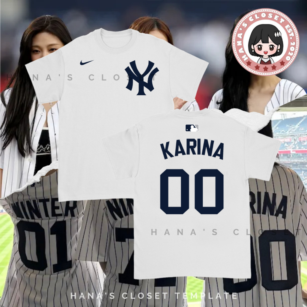 Yankee Aespa Jersey Customized Inspired T Shirt | Shopee Philippines