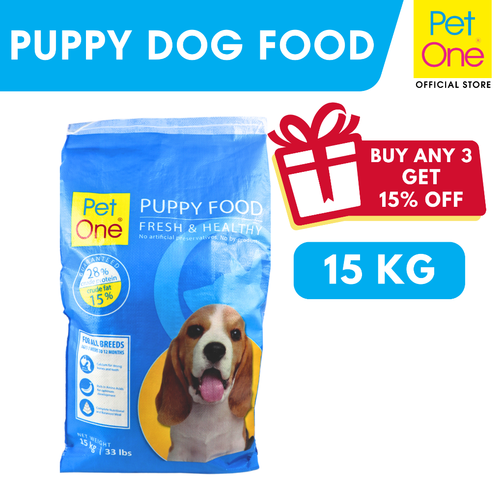 Pet One Puppy Dry Dog Food 15kg