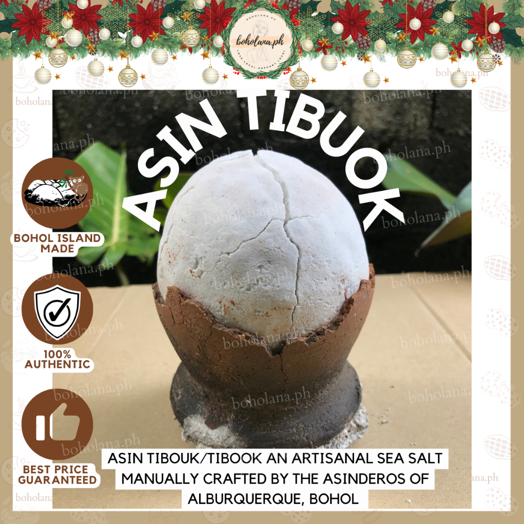 Bohol's Premium Asin Tibuok/Tibook/Unbroken Salt [approx wt 1.5 kg