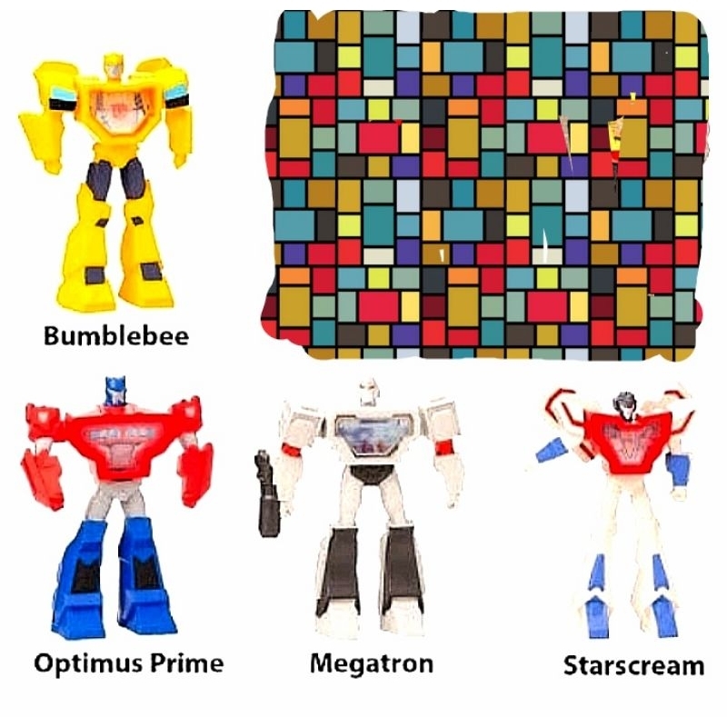 McDonald's Happy Meal Transformers Cyberverse MEGATRON / STARSCREAM