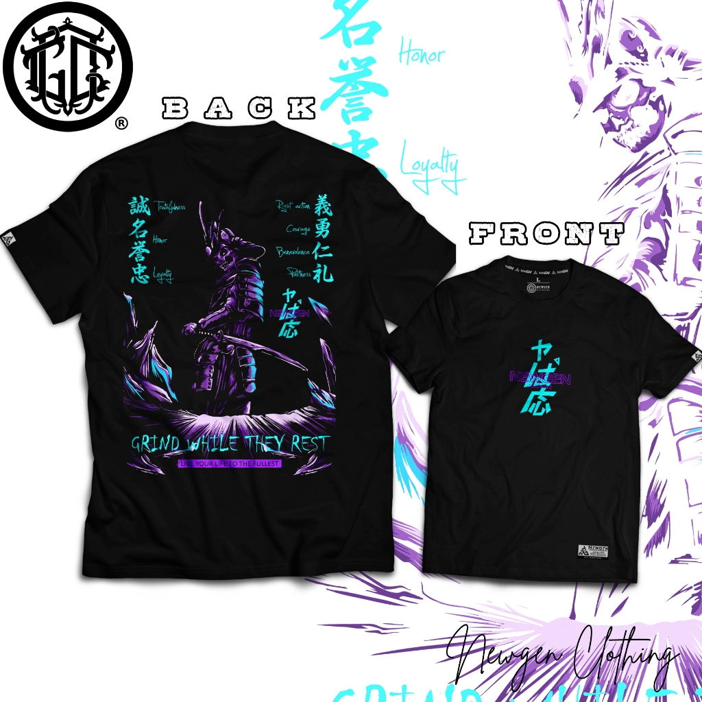 NEWGEN® CLOTHING SHIRT " Grind Samurai " Pro Club Oversized DBTK