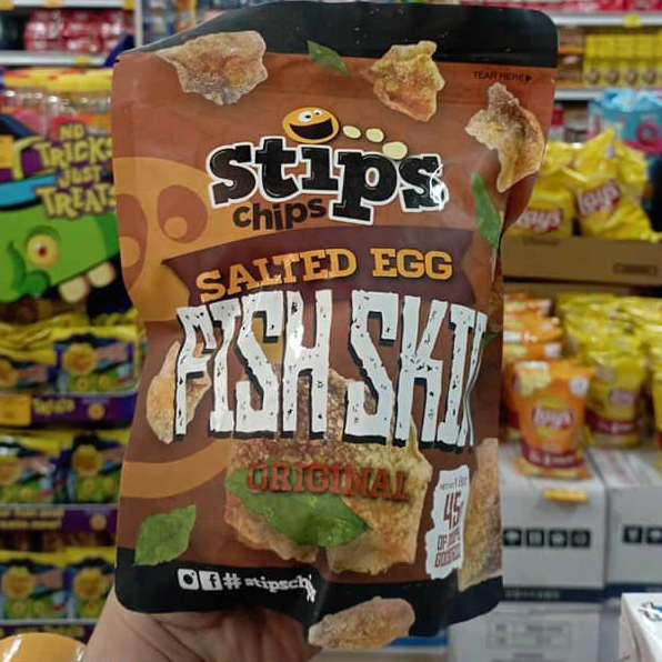STIPS Chips Salted Egg Fish Skin Original Shopee Philippines