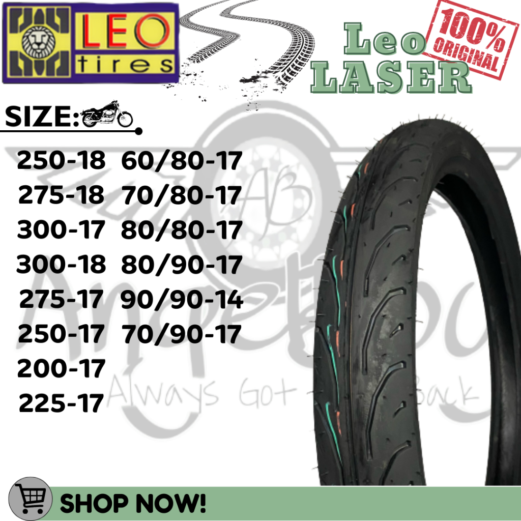 LEO TIRE LEO LASER MOTORCYCLE TIRE MADE IN THE PHILIPPINES HIGH QUALITY ...