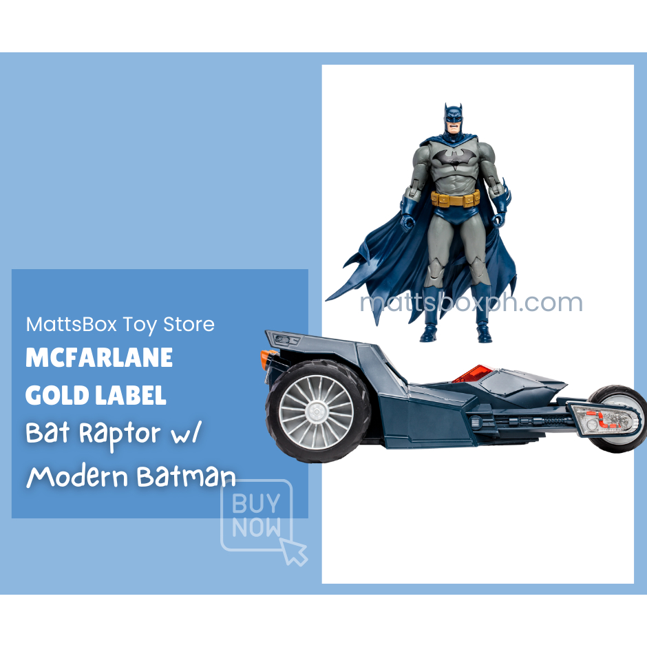 [1123] McFarlane Bat Raptor w/ Modern Batman Gold Label | Shopee ...