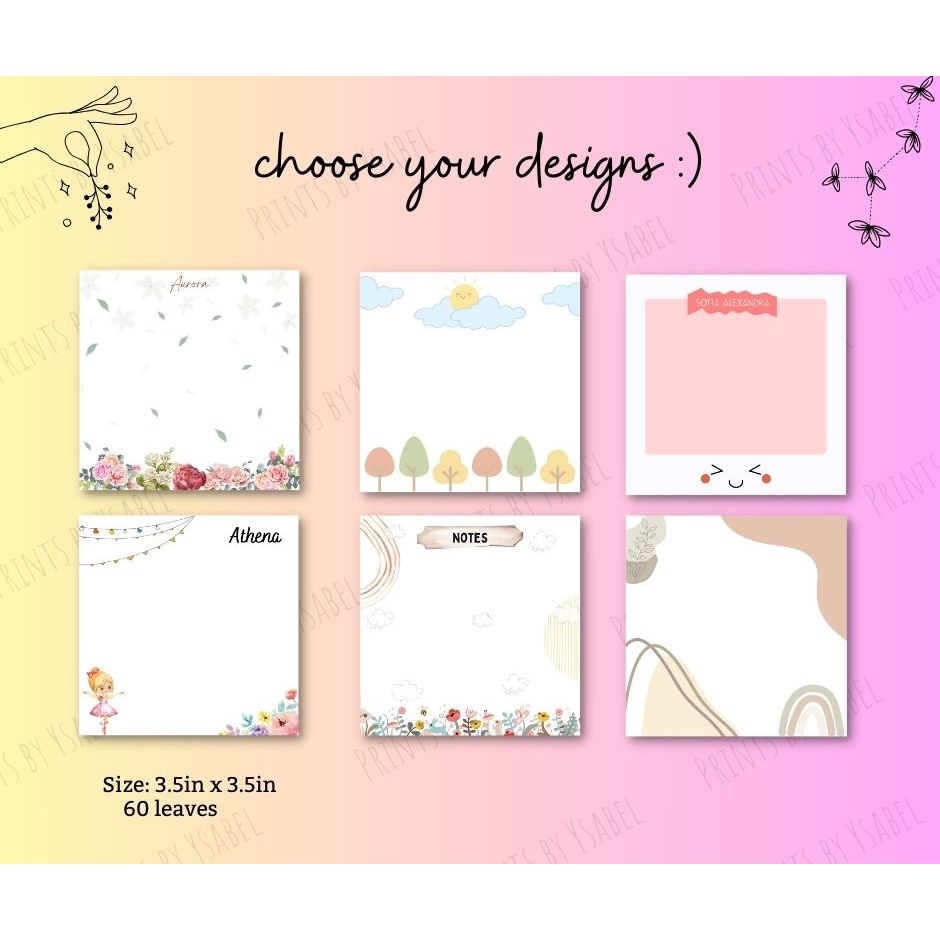 Personalized notepads gifts and giveaways Shopee Philippines