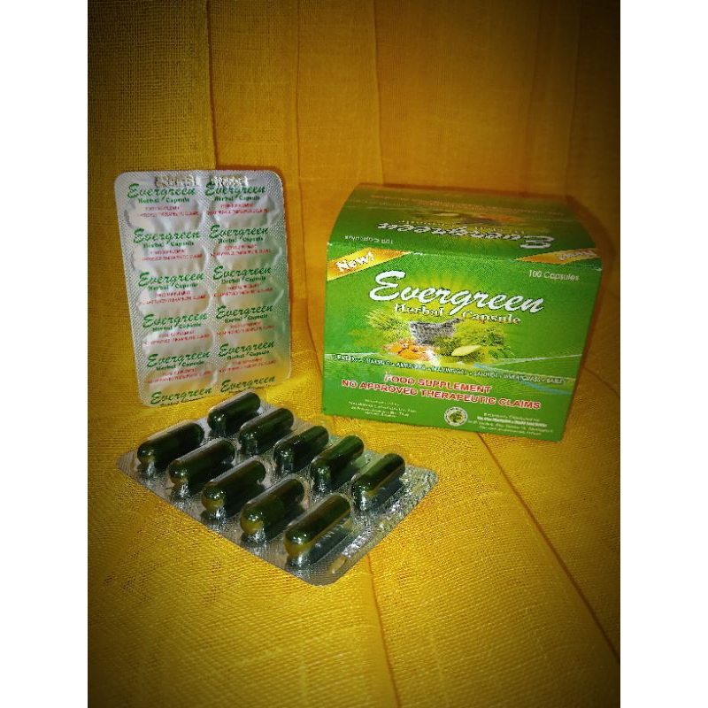 Evergreen Herbal Capsule Shopee Philippines