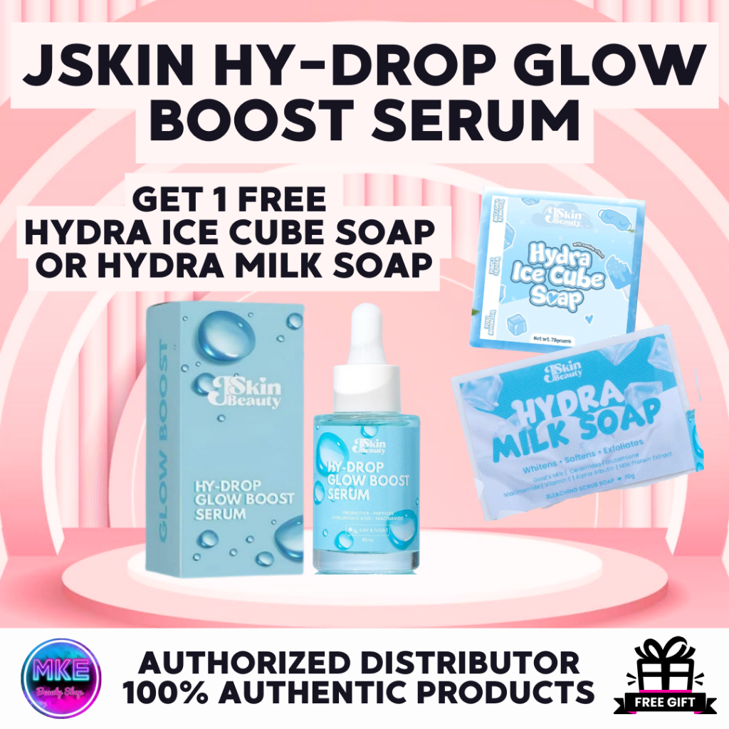 JSKIN HY-DROP GLOW BOOST SERUM WITH FREE SOAP | Shopee Philippines