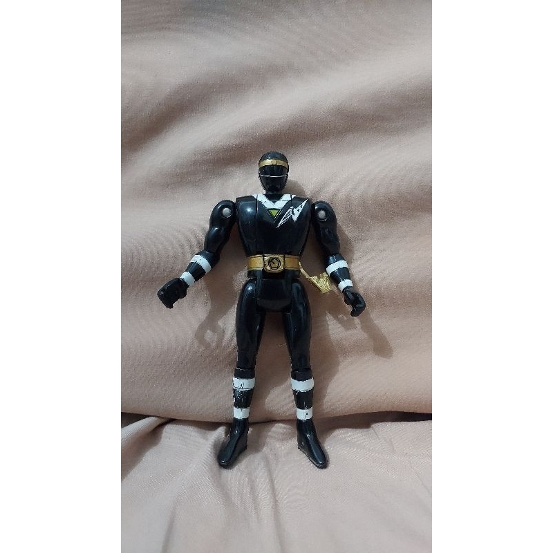 Vintage Kakuranger / Alien Ranger Black Ranger Head Flip Action Figure ...