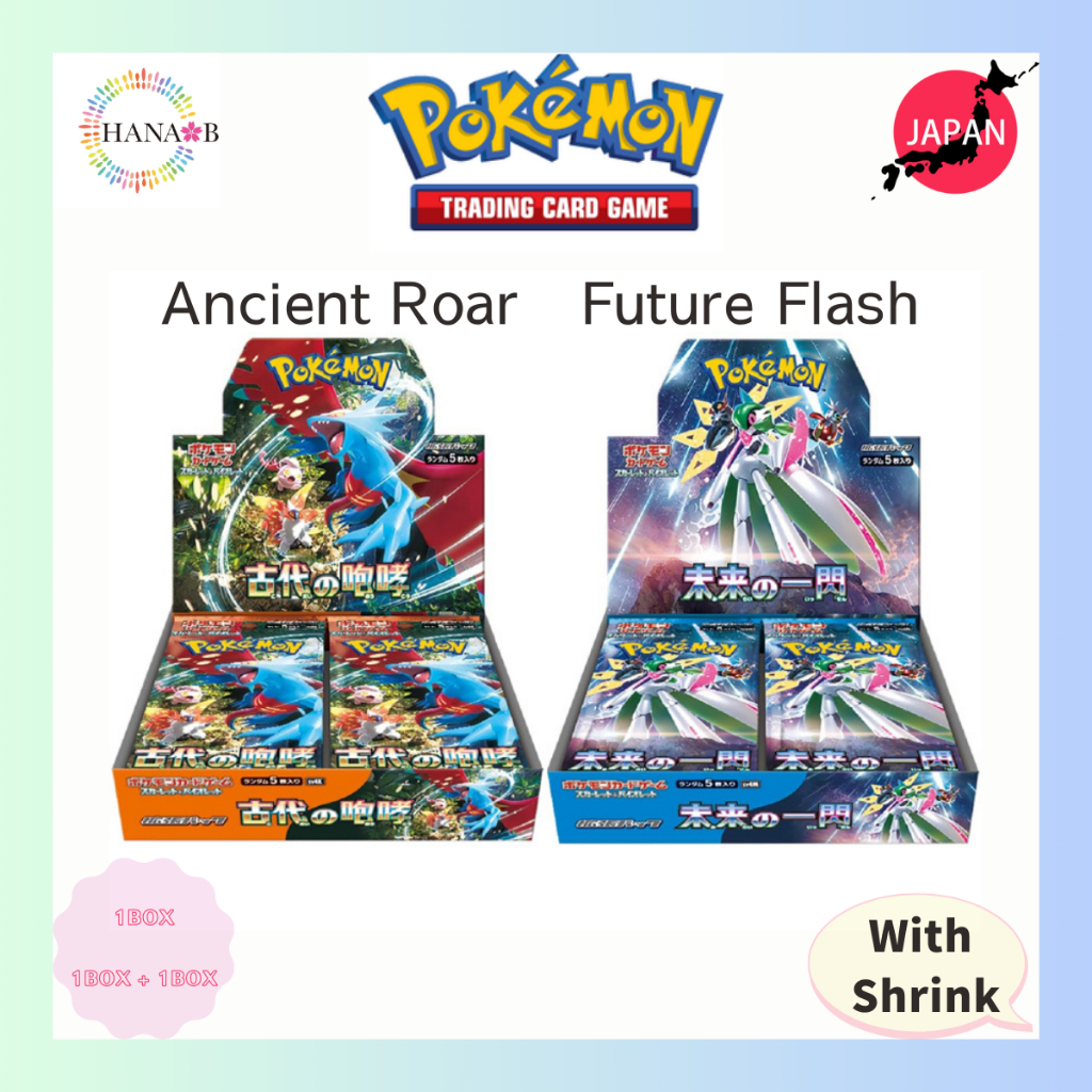 pokemon card game scarlet & violet expansion pack future flash Amazon.com: Pokemon (1 Pack) Card Game TCG Japanese Scarlet & Violet SV4M Future  Flash Booster (5 Cards Per Pack) : Toys & Games main image 1
