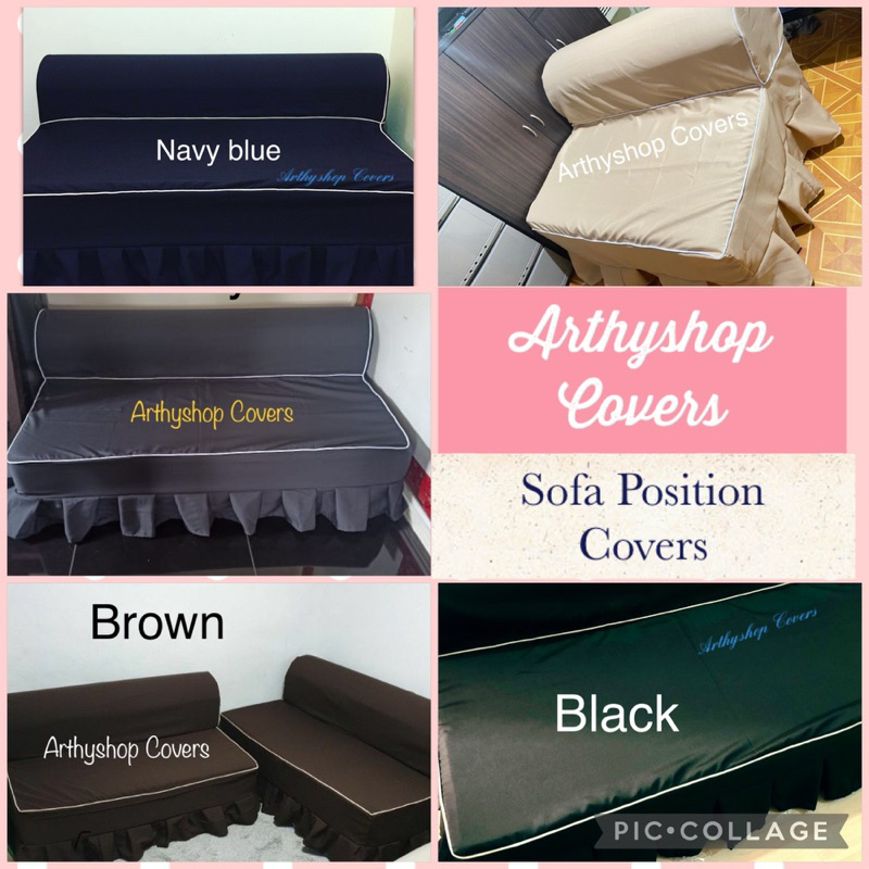 SS ( SOFA POSITION) Seat Cover for MANDAUE or 4cuts Foam Sofa Beds