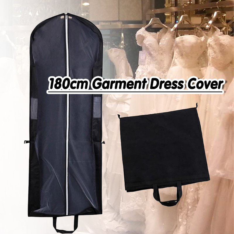 Foldable Wedding Dress Dust Cover Gown Protective Cover Clothes Storage ...