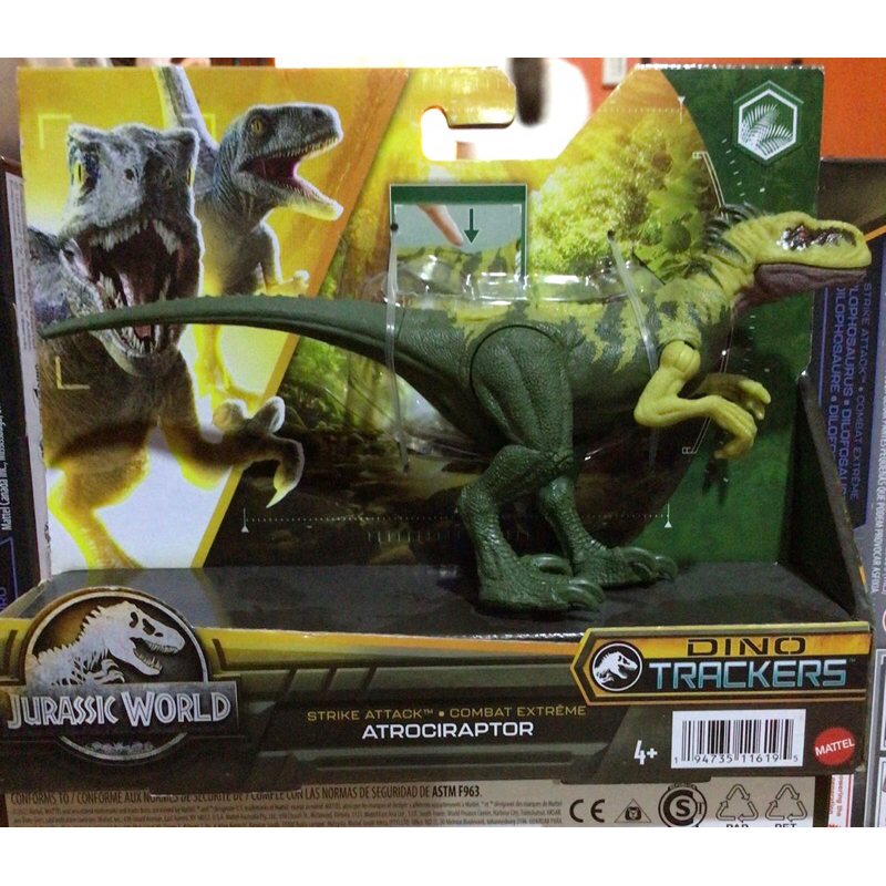 Mattel Jurassic World Dino Trackers Strike Attack ATROCIRAPTOR | Shopee ...