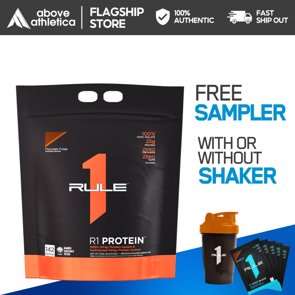Rule 1 R1 Whey ISOLATE 10lbs Protein Powder FastActing, SuperPure