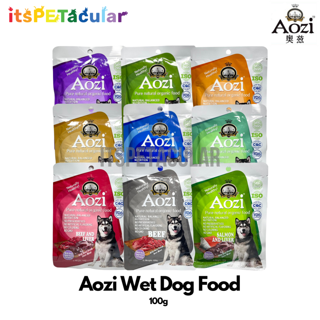 AOZI Wet Dog Food Pouch 100g Shopee Philippines
