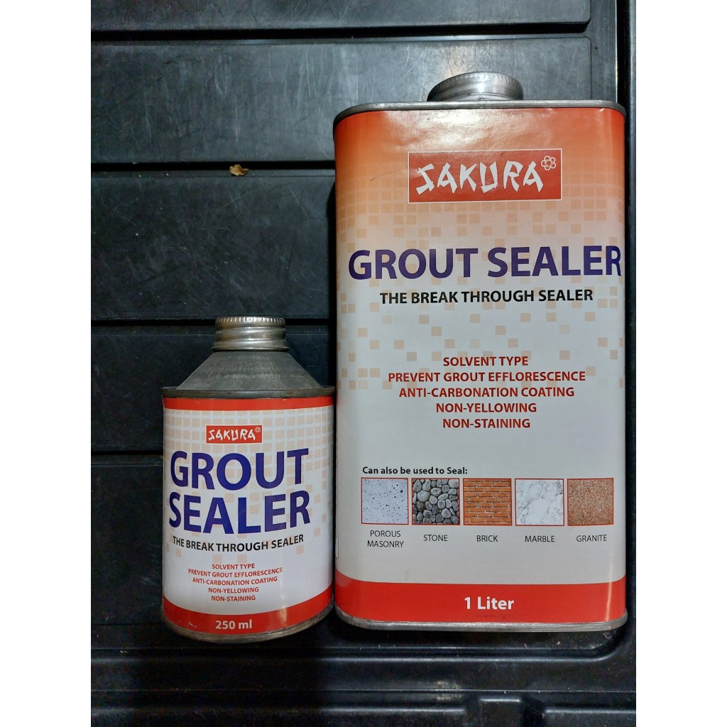 Sakura Multipurpose Tile Grout Sealer 250ml Or 1Ltr Masonry Stone Brick