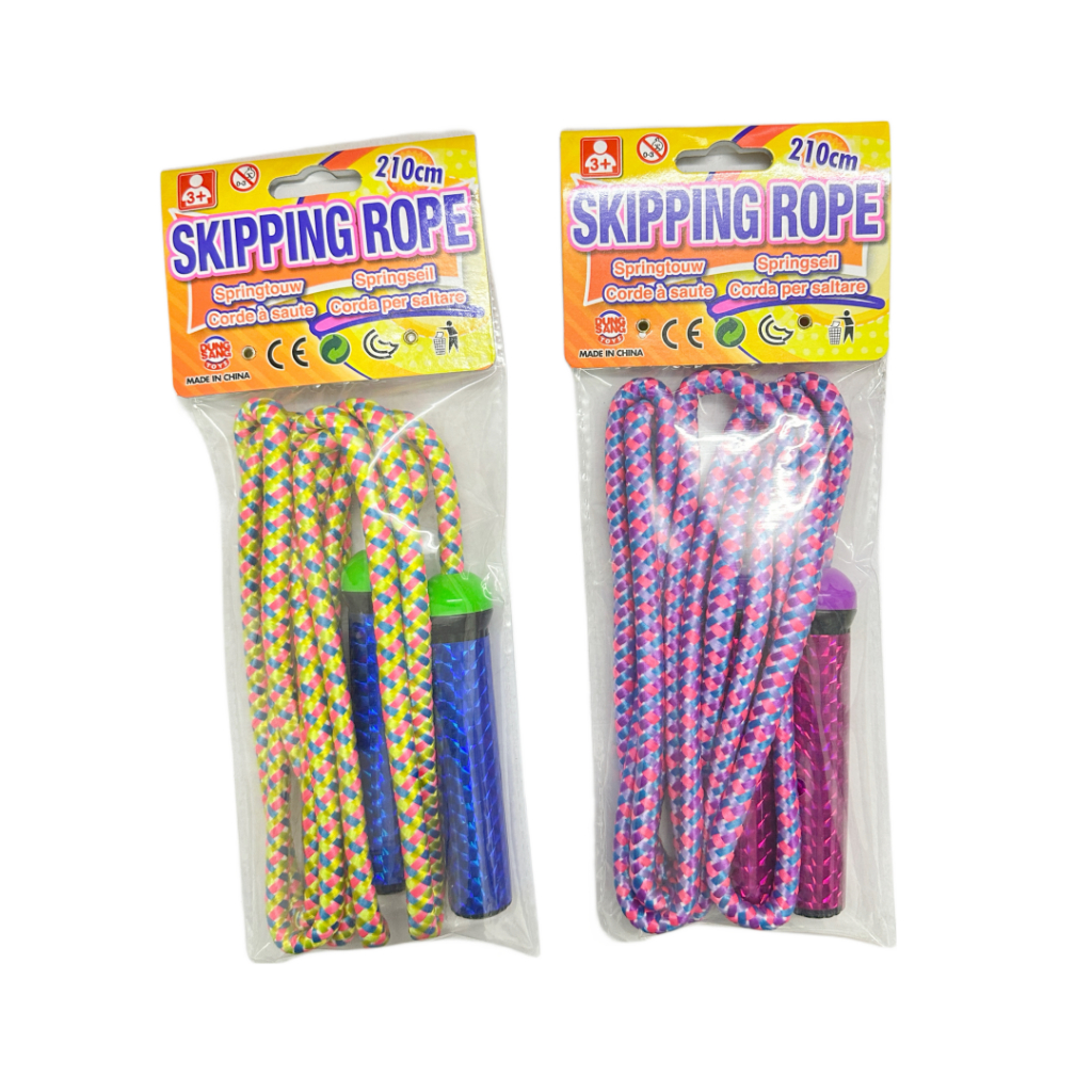 Excercise Skipping Rope Jumping Rope 210cm random color | Shopee ...