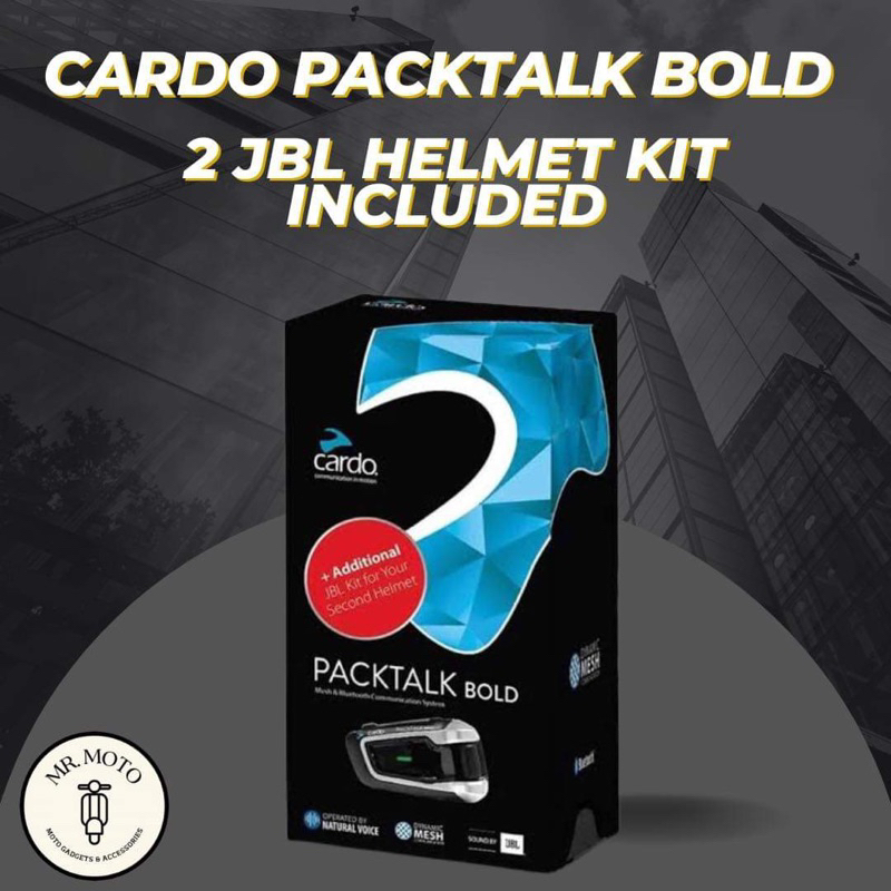 Cardo packtalk bold discount second helmet kit