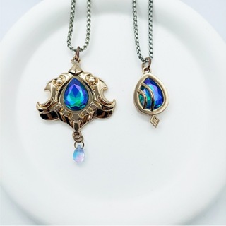 Genshin Impact Necklace Furina/Neuvillette Fontaine Water Vision ...