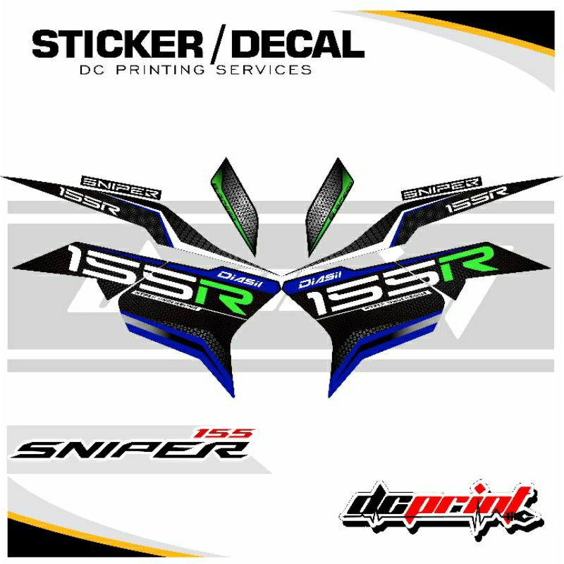 Yamaha Sniper R 155 Stock Decal / Sticker Version 3 | Shopee Philippines